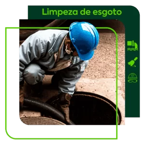 Limpeza de esgoto